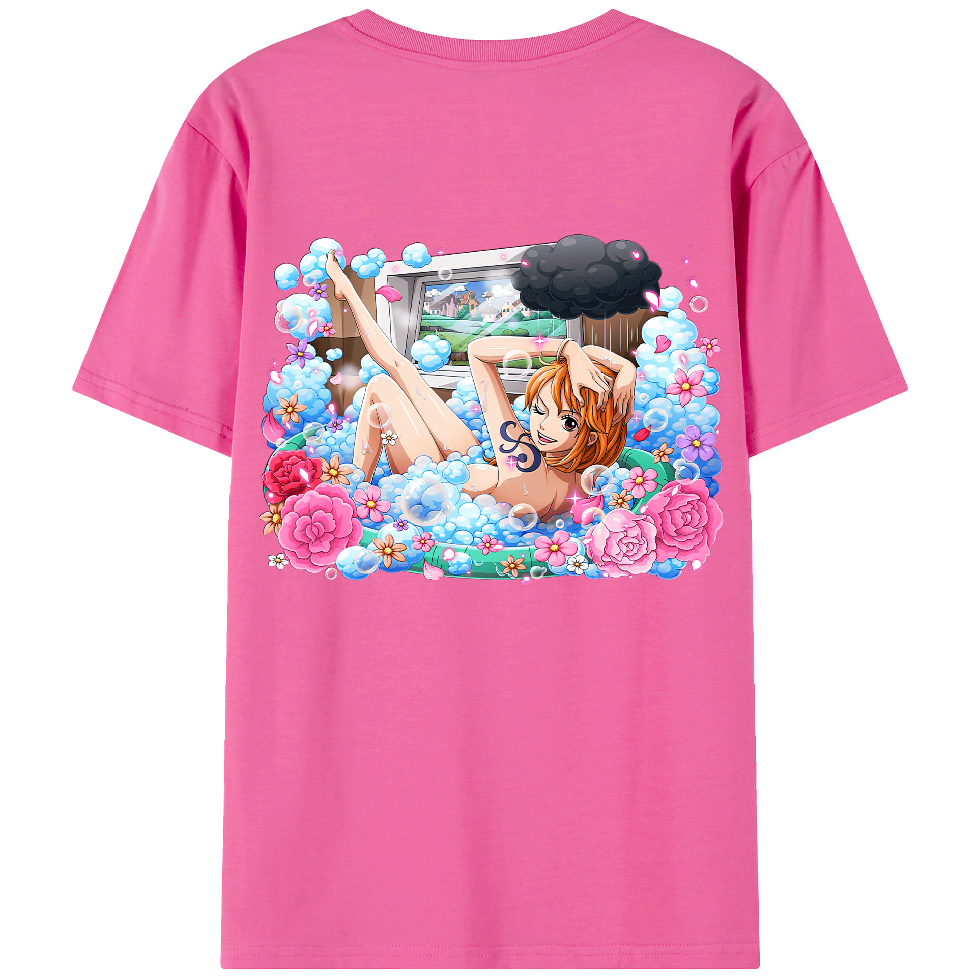 （画像用） ワンピース ナミ ONE PIECE Nami レディース半袖Tシャツ(バックプリント)